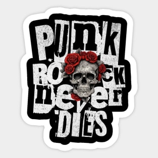 Punk Rock Never Dies Sticker